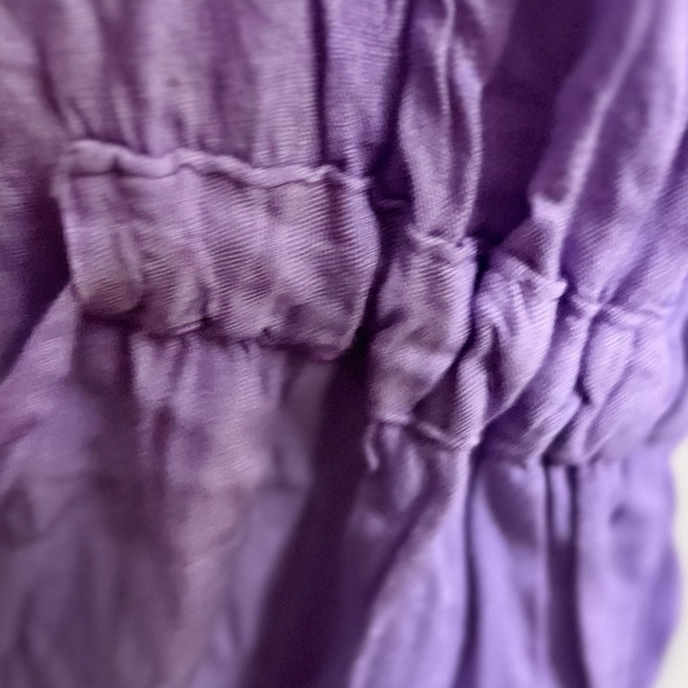 Fresh Produce Ombre Pants Size Large Purple Elastic Waist Pants - Picture 2 of 7